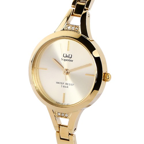 Đồng hồ Q&Q 28 mm Nữ S305J010Y Màu Vàng