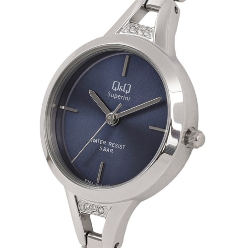 Đồng hồ Q&Q 34 mm Nữ S305J212Y Màu Bạc