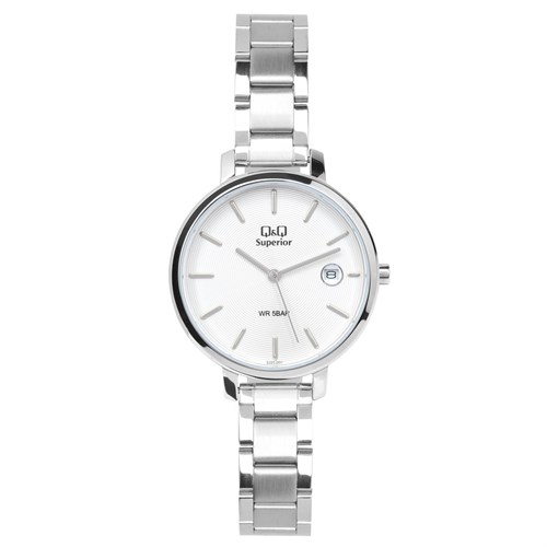 Đồng hồ Q&Q 34 mm Nữ S325J201Y Màu Bạc