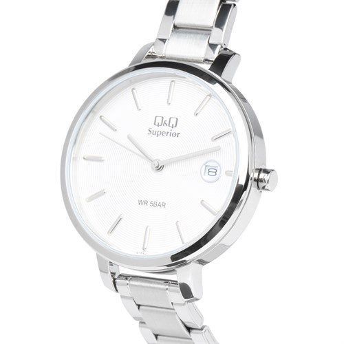 Đồng hồ Q&Q 34 mm Nữ S325J201Y Màu Bạc