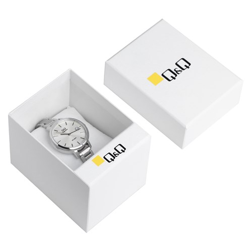Đồng hồ Q&Q 34 mm Nữ S325J201Y Màu Bạc