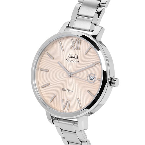 Đồng hồ Q&Q 34 mm Nữ S325J202Y Màu Bạc