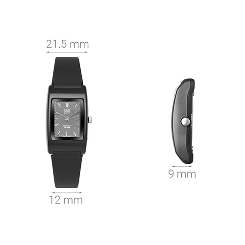 Đồng hồ Q&Q 21.5 mm Nữ VP33J005Y Màu Đen