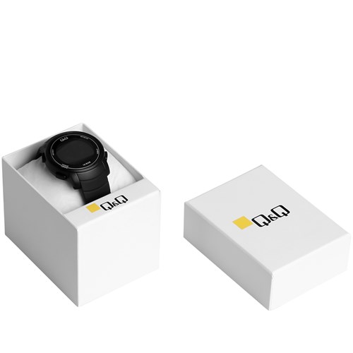 Đồng hồ Q&Q 44 mm Nam M122J001Y Màu Đen