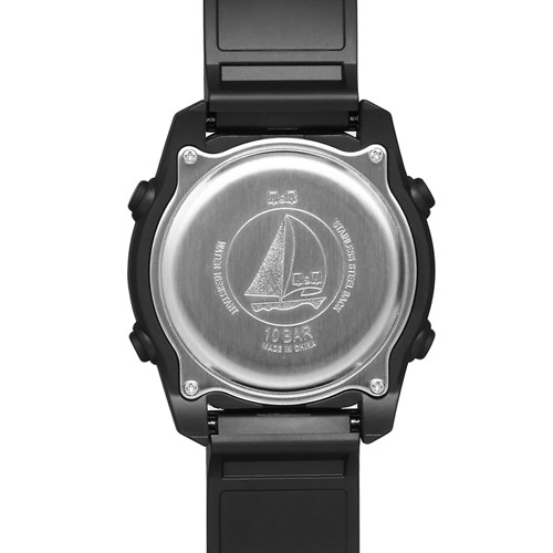 Đồng hồ Q&Q 48 mm Nam M123J001Y Màu Đen