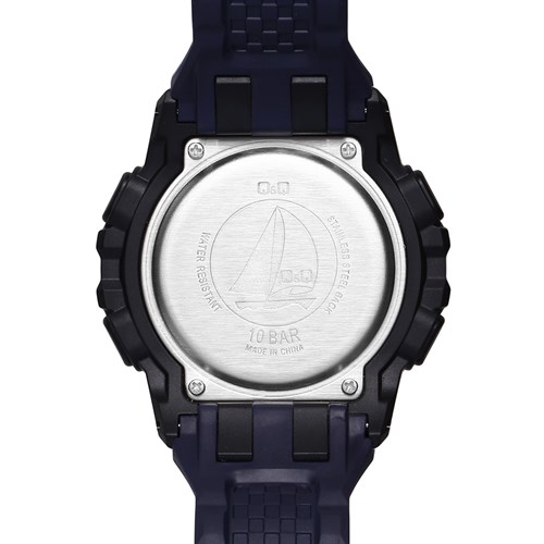 Đồng hồ Q&Q 50 mm Nam M175J004Y Màu Đen