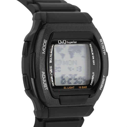 Đồng hồ Q&Q 40 mm Nam MMW3P101Y Màu Đen