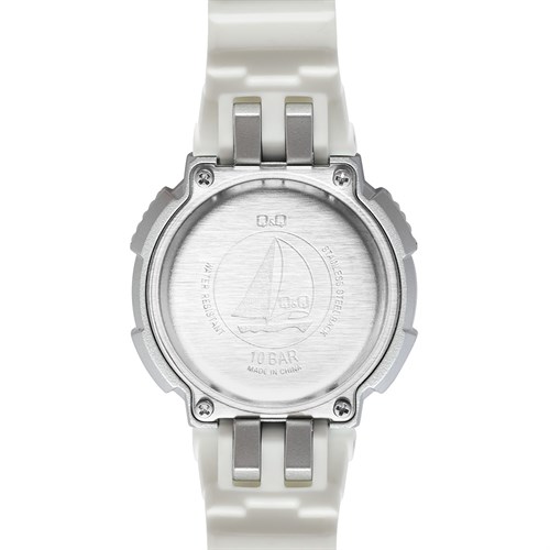 Đồng hồ Q&Q 37 mm Unisex M149J005Y Màu Trắng