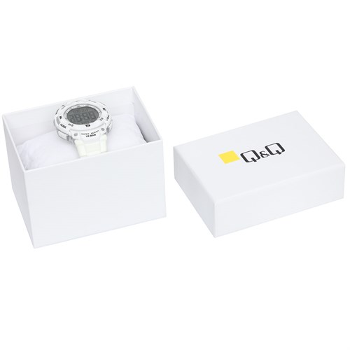Đồng hồ Q&Q 37 mm Unisex M149J005Y Màu Trắng