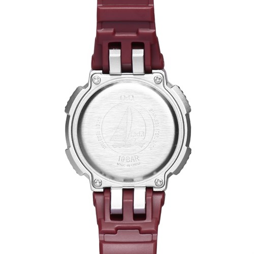 Đồng hồ Q&Q 36 mm Unisex M149J008Y Màu Đỏ