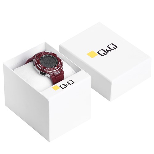 Đồng hồ Q&Q 36 mm Unisex M149J008Y Màu Đỏ