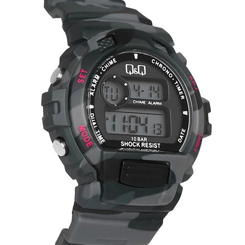 Đồng hồ Q&Q 39 mm Unisex M153J009Y Màu Xanh bộ đội