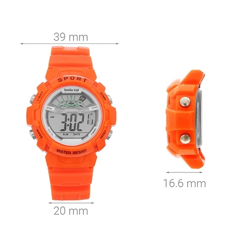Đồng hồ SMILE KID 39 mm Trẻ em SL008-01 Màu Cam