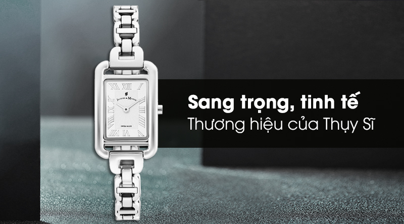Đồng hồ nữ Jacques du Manoir JWL00201 với thiết kế sang trọng, tinh tế