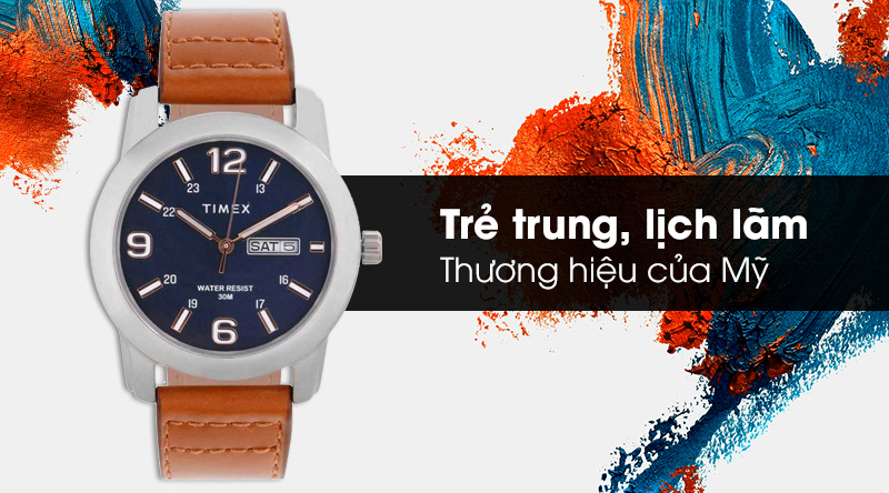 Đồng hồ nam Timex TWEG15310E với thiết kế trẻ trung, lịch lãm Đồng hồ nam Timex TWEG15310E với thiết kế trẻ trung, lịch lãm