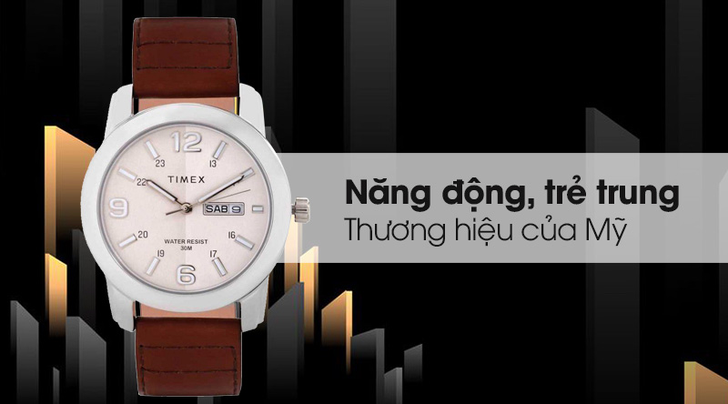 Đồng hồ nam Timex TWEG15309E với thiết kế năng động, trẻ trung