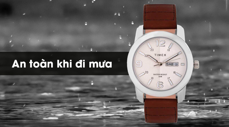 Đồng hồ nam Timex TWEG15309E có độ chống nước 3 ATM