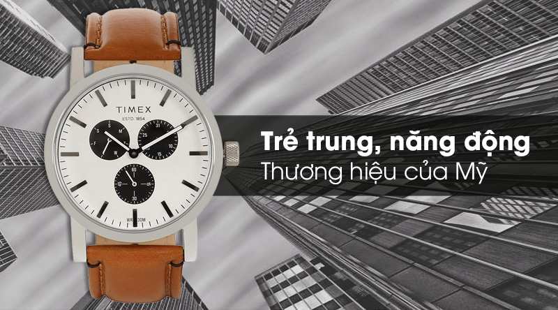 Đồng hồ nam Timex TWEG16605E với thiết kế trẻ trung, năng động