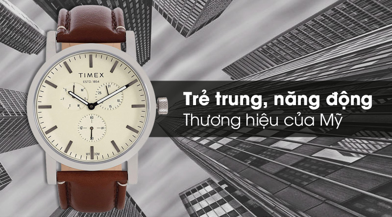 Đồng hồ nam Timex TWEG16608E sở hữu nét nam tính Đồng hồ nam Timex TWEG16608E sở hữu nét nam tính