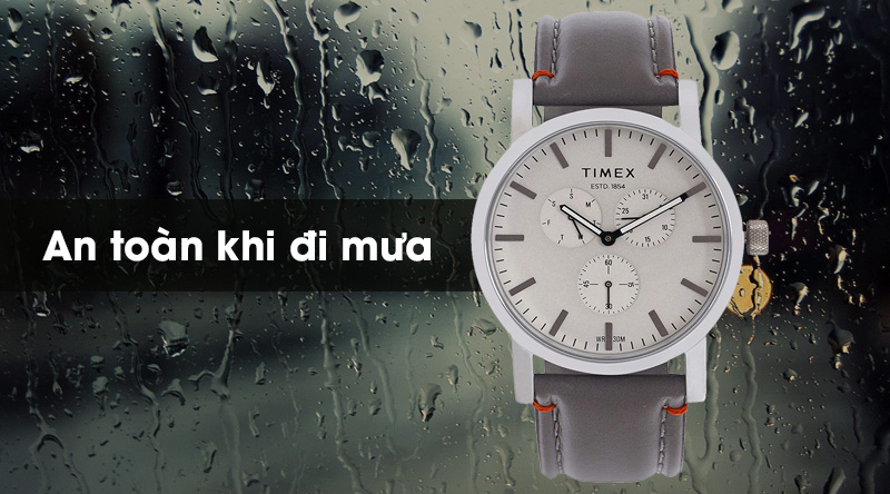 Đồng hồ nam Timex TWEG16609E có hệ số chống nước 3 ATM Đồng hồ nam Timex TWEG16609E có hệ số chống nước 3 ATM