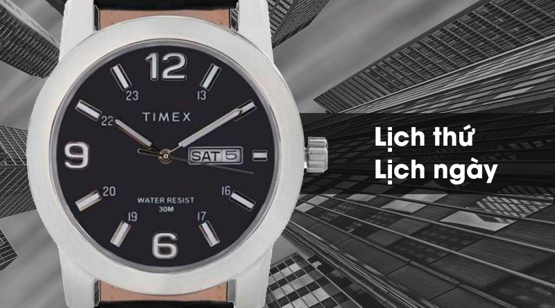Đồng hồ nam Timex TWEG15311E có lịch thứ, lịch ngày hữu dụng Đồng hồ nam Timex TWEG15311E có lịch thứ, lịch ngày hữu dụng