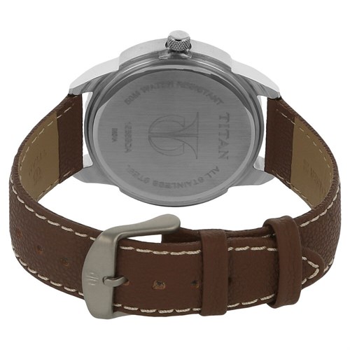 Đồng hồ TITAN 43 mm Nam 1585SL03 Màu Nâu