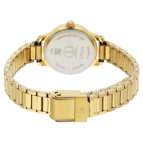 Đồng hồ TITAN 25 mm Nữ 2602BM03 Màu Vàng