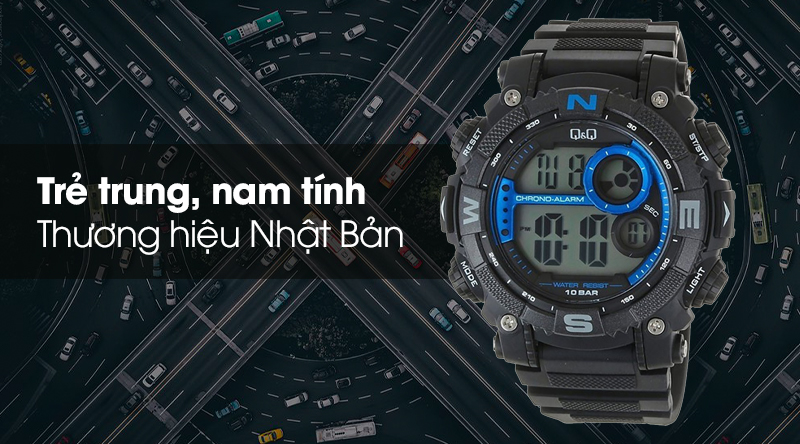Đồng hồ nam Q&Q M133J003Y sở hữu thiết kế trẻ trung và cá tính Đồng hồ nam Q&Q M133J003Y sở hữu thiết kế trẻ trung và cá tính