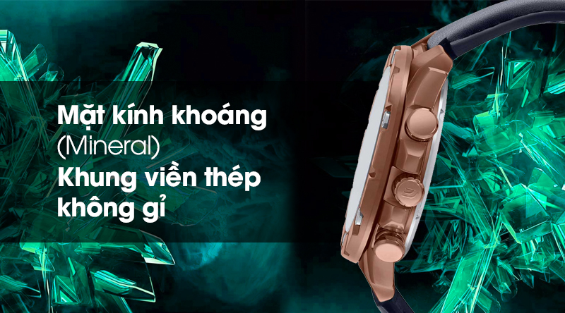 Đồng hồ nam Edifice Casio EFR-569BL-1AVUDF có mặt kính cứng cáp, khung viền chắc chắn Đồng hồ nam Edifice Casio EFR-569BL-1AVUDF có mặt kính cứng cáp, khung viền chắc chắn