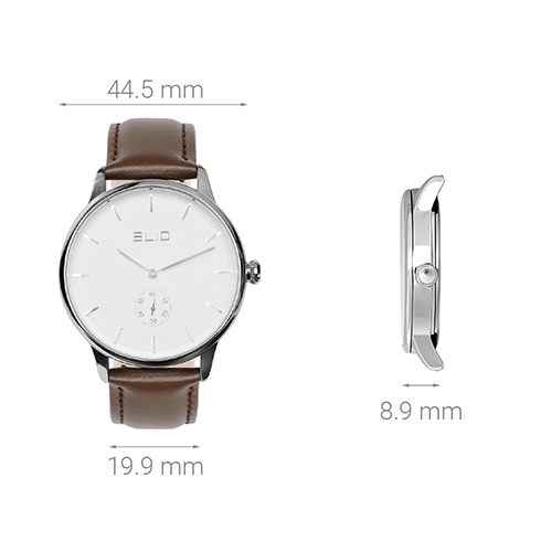 Đồng hồ Nam Elio EL015-02 Màu Nâu
