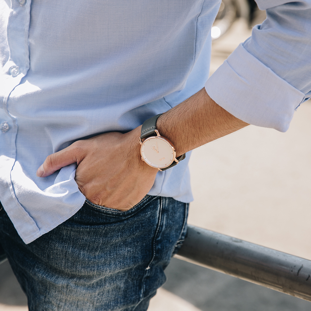 Đồng hồ ELIO 44.7 mm Nam EL016-01