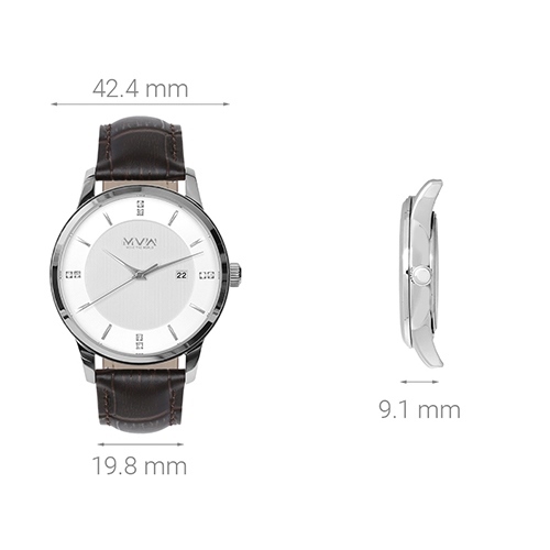 Đồng hồ Nam MVW ML014-01 Màu Đen