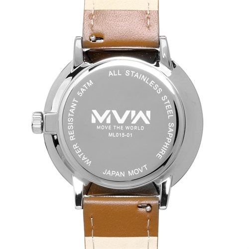 Đồng hồ MVW 44.9 mm Nam ML015-01 Màu Nâu