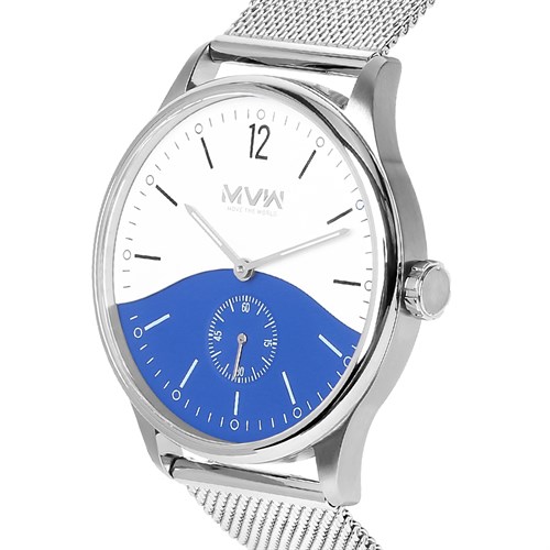 Đồng hồ MVW 44.5 mm Nam MS008-01 Màu Bạc