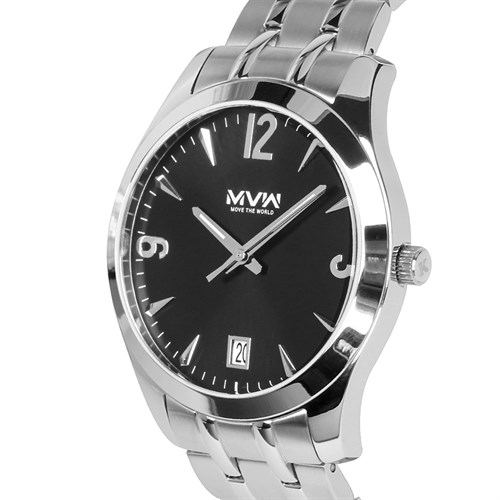Đồng hồ MVW 40 mm Nam MS012-01 Màu Bạc