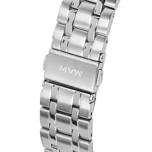 Đồng hồ MVW 40 mm Nam MS013-01 Màu Bạc
