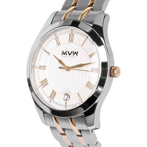 Đồng hồ MVW 40 mm Nam MS013-02 Màu Bạc