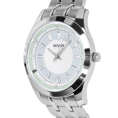 Đồng hồ MVW 40 mm Nam MS016-01 Màu Bạc