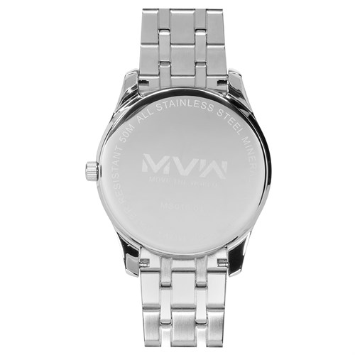 Đồng hồ MVW 40 mm Nam MS016-01 Màu Bạc