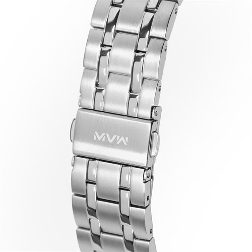 Đồng hồ MVW 40 mm Nam MS016-01 Màu Bạc