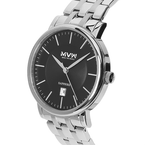 Đồng hồ MVW 40 mm Nam MS018-01 Màu Bạc