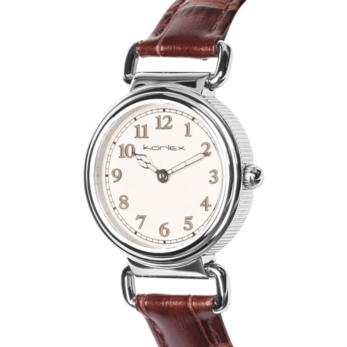 Đồng hồ KORLEX 30 mm Nữ KL007-01 Màu Nâu
