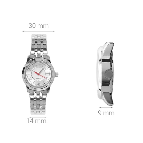 Đồng hồ KORLEX 30 mm Nữ KS008-01 Màu Bạc