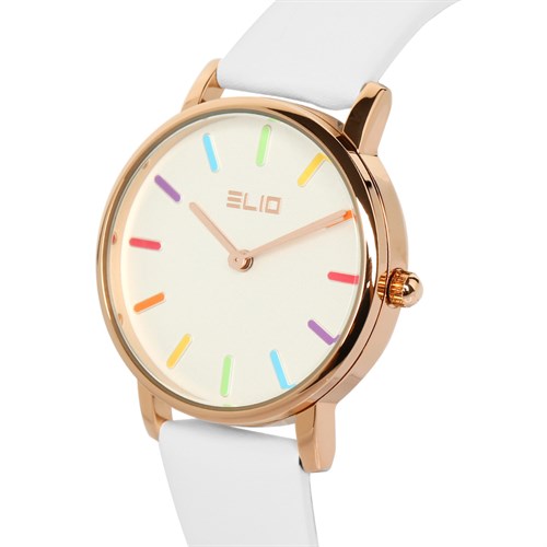 Đồng hồ ELIO 32 mm Nữ EL019-01 Màu Trắng