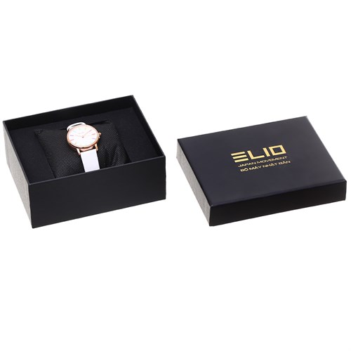 Đồng hồ ELIO 32 mm Nữ EL019-01 Màu Trắng