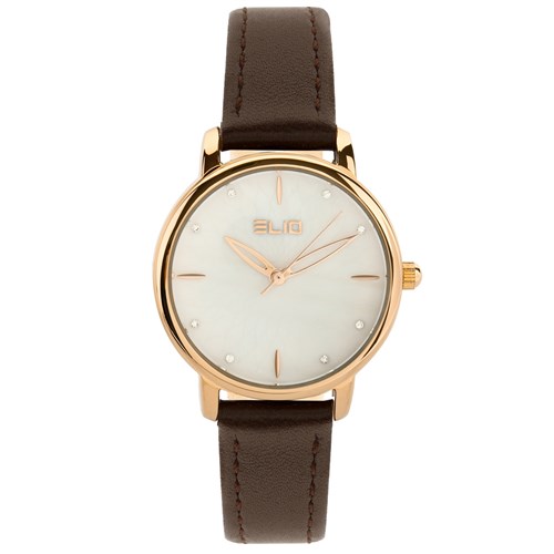 Đồng hồ ELIO 31 mm Nữ EL021-01 Màu Nâu