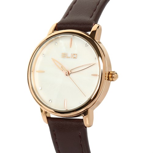 Đồng hồ ELIO 31 mm Nữ EL021-01 Màu Nâu