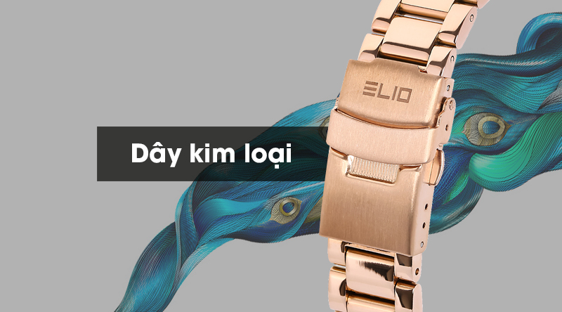 Đồng hồ nữ Elio ES010-02 sở hữu dây đeo kim loại bền bỉ Đồng hồ nữ Elio ES010-02 sở hữu dây đeo kim loại bền bỉ