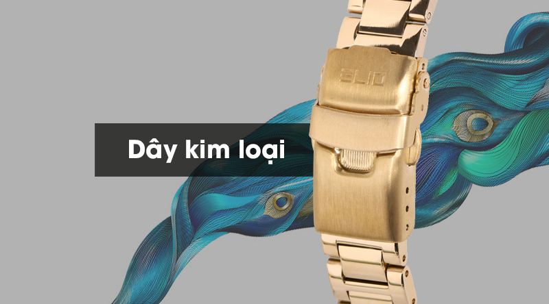 Đồng hồ nữ Elio ES011-01 có dây đeo kim loại bền đẹp