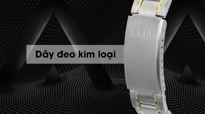 Đồng hồ nam Q&Q S330J404Y sở hữu dây đeo bền bỉ Đồng hồ nam Q&Q S330J404Y sở hữu dây đeo bền bỉ